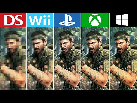Call of Duty Black Ops (2010) PS3 vs Xbox 360 vs Wii vs PC vs DS (Which One is Better!)