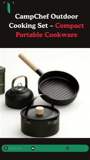 CampChef Outdoor Cooking Set | Compact Portable Cookware for Camping & Hiking