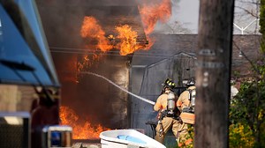 Maps show location of Ocean County, New Jersey wildfire and current road closures