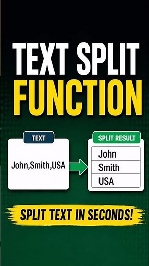 How to use text Split Function in excel| Spilt Function in Excel| Data Entry in Excel #excel