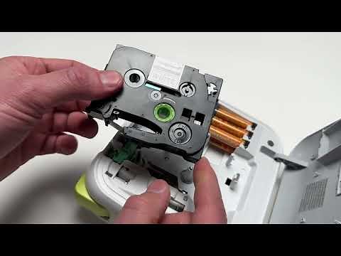 How To Remove The Tape From A Brother P-Touch Label Maker