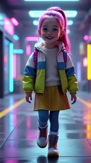 Winter Kids Fashion 2026 — Cozy Tech & Urban Color Pop ❄️✨ | Runa, Mila & Zia #cutebaby #babygirl