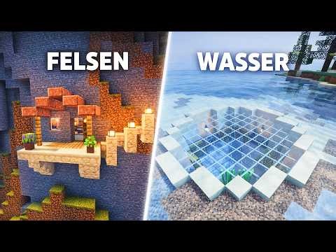 3 EASY Starter Bases for ANY World | Minecraft