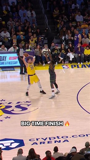 2.2M views · 33K reactions | Rui Hachimura drives baseline and THROWS DOWN the big lefty JAM!  MIN-LAL | LIVE on TNT | NBA | Facebook