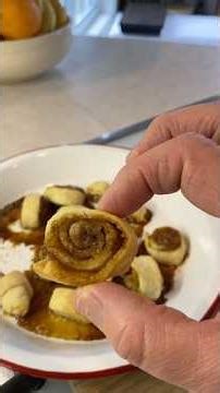 Cinnamon Sugar Pinwheels “Tidbits” made with pie dough scraps!