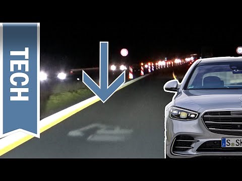 Digital Light in der Mercedes-Benz S-Klasse im (Härte-)Test: Nachtfahrt & Projektionen im Test