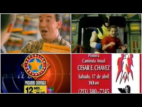Univision Commercial Breaks (April 4th, 1999, KMEX-DT)