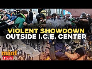 LIVE | Chaotic Scenes Outside Delaney Hall as Anti-ICE Demonstrations Intensify | ICE Protests LIVE