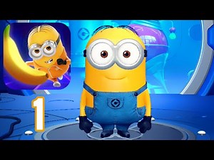 Minion Rush - Gameplay Walkthrough Part 1 - Tutorial and Gru's Lab (Android, iOS)