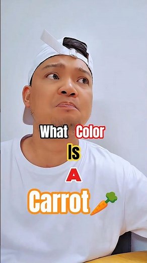 WHAT COLOR IS A CARROT? #funny #trending #bettlejuice #memes #trending #viral #shorts
