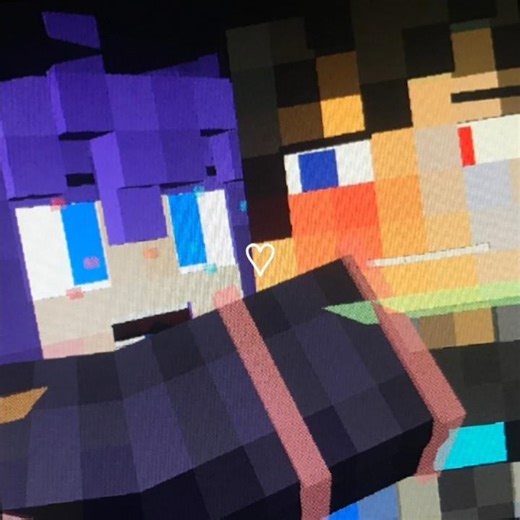 Cute moments💜 #minecraft #rainimator #edit #cute