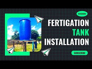 Fertigation Tank Installation In a Greenhouse