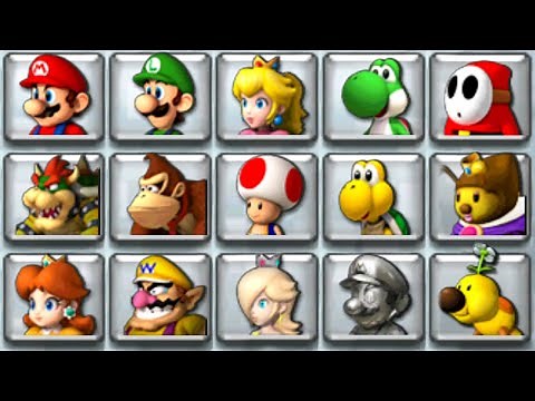 Mario Kart 7 - All Characters