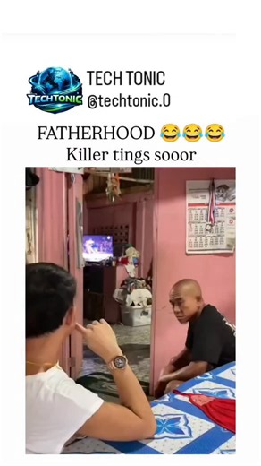 TECHTONIC on Instagram: "This Instagram reel shares a 43-second viral video depicting a group of shirtless men in a casual Filipino-style home, exaggerating stretches and banter around a cooking pot, capturing the light-hearted chaos of fatherhood with laughter and pidgin exclamations. , it amassed 10,801 likes and 2 million views, resonating widely for its relatable portrayal of male camaraderie without scripted polish. User replies highlight specific gags, such as the dramatic initial stretch,