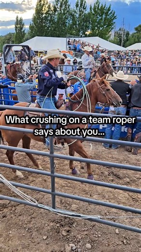 What crushing on a team roper says about you… You like your men handy, fast‑thinking, and calm under pressure. You’re attracted to precision, quiet confidence, and a man who can fix anything with baling twine and determination. You don’t want chaos, you want competence with a side of cowboy charm. It’s not just skill, it’s character. 🤍#WildWesternHearts #Rodeo #Cowboys #LoveCoach #TeamRoping | Kassi: Wild Western Hearts