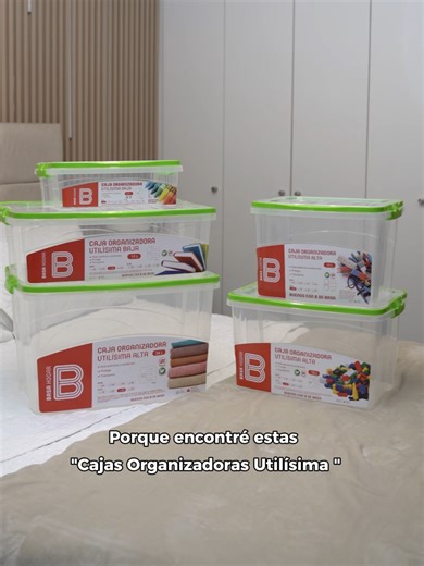 Ordenar nunca fue tan simple 🧺 Con las Cajas Organizadoras Utilísimas BASA, cada espacio se ve mejor y funciona mejor. #OrdenInteligente #UtilísimasBASA #HogarOrganizado #BASA