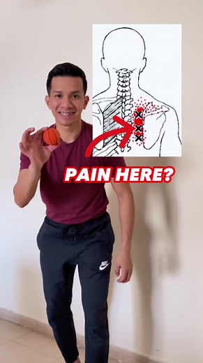 Release tension back like this! 👆🤩 ⚡️FOLLOW FOR MORE REMEDY TIPS! 📚 Rhomboid pain is often caused by muscle tension, and using a lacrosse ball for self-massage can help relax muscles, reduce pain, and improve mobility in the upper back. #rhomboid #scapula #backpain #backpainrelief #physiotherapy #physio #physicaltherapy #trend #parati | Physical Therapy Session