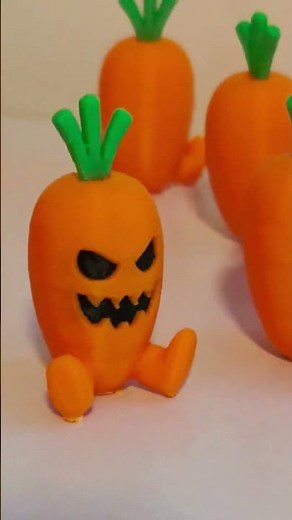 Watch Me 3D Print Creepy Carrots! 🥕✨