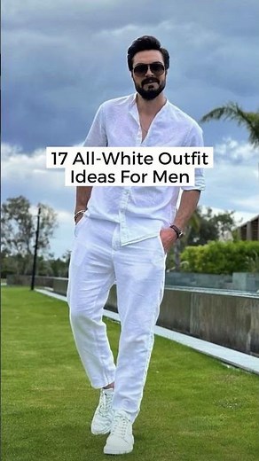 17 All White Outfit Ideas For Men #MensFashion2026
