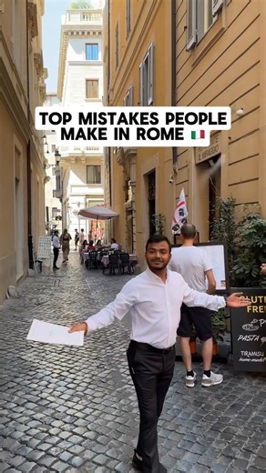 6 Mistakes to Avoid When Visiting Rome 🇮🇹❌ These are the most common tourist traps and I’m here to help you skip them so you can enjoy Rome like a true local. #FoodieReels #foodporn #Reels #recipetok #foodvideo #foodies #italy | Vincenzo's Plate