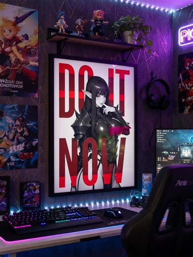 7 Anime Goth Vampire Posters | Dark Waifu Large Wall Art (digital Download) - Etsy