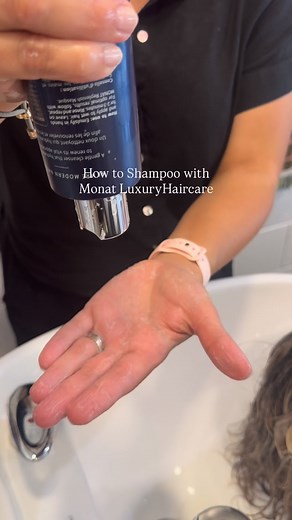 ✨How to Shampoo with Monat products✨ 1. Wet hair. 2. Apply 5-10c sized dollop of shampoo to your hands, emulsify to activate ingredients, apply to scalp. 3. Massage and let sit for a minute before rinsing and doing step 2 again. 4. Rinse second shampoo. 5. If treating your hair with a mask, squeeze excess water from hair & apply mask now. Let it sit for min 5 minutes. Rinse 6. Apply 5-10c dollop of conditioner to mids and ends of hair to lock in all the nutrients delivered via mask. Comb and rin