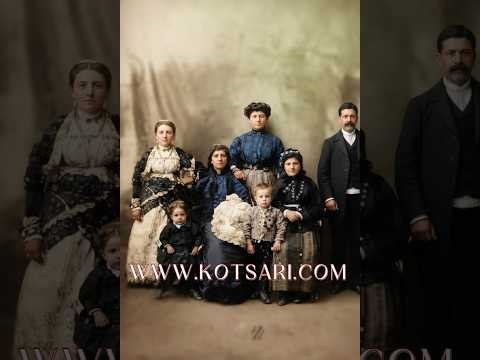 Κρώμνη Πόντου 1896. Αναμνηστική φωτογραφία της οικογένειας Γρηγοριάδη - Polatidis