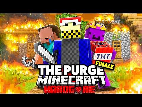 100 Players Simulate THE PURGE in Minecraft... FINALE!