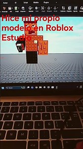 Hice mi propio modelo en roblox estudio para nada me costó 1hora