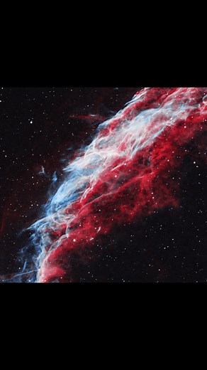 SuperNova Remnant: Capturing the Eastern Veil Nebula in Space