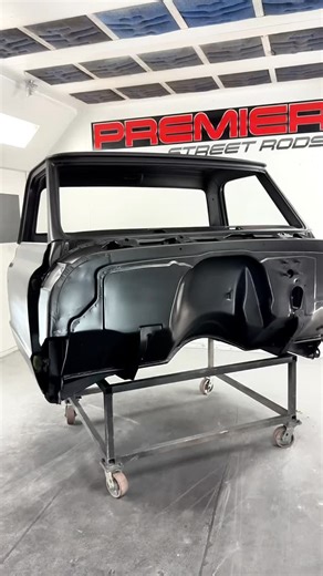 Another 67-72 Chevy truck cab in the booth getting final prime before it ships out. Built from all new steel panels, assembled in house, and metal worked by hand right here in the USA. We build the foundation so you can focus on the rest of the project, and we ship anywhere in the United States. Skip the rust, skip the patch panels, and start your build with something solid. 800-447-5000 | PremierStreetRod.com #67c10 #68c10 #69c10 #70c10 #71c10 72c10 k10 chevyk10 gmc1500 gmck1500 chevyc10 chevyk