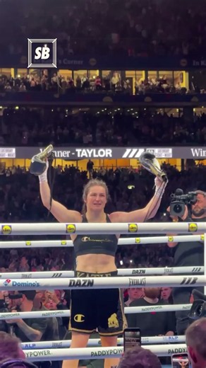 Katie Taylor's EMOTIONAL farwell after win in final fight of her career | #shorts #katietaylor