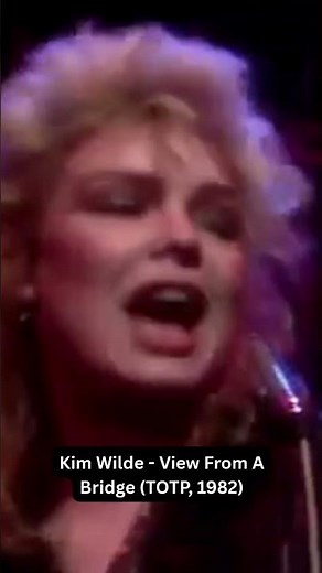 Kim Wilde - View From A Bridge on ToTP, 1982! #shorts #80smusic