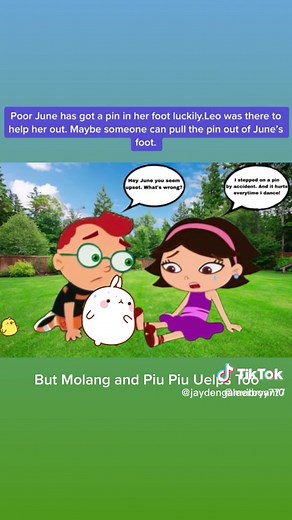 Little Einsteins and Molang: June’s Ballent Shoe hurts
