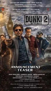 Shahrukh Khan’s Explosive Comeback 🔥 || Dunki 2 Set to Shake Bollywood!