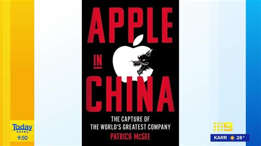 How much do we know about one of the world's most valuable companies, Apple? 🤔 Investigative journalist Patrick McGee's new book 'Apple in China' explores how the trillion-dollar tech company relies heavily on global superpower China, uncovering the nation's control over the brand. #9Today | WATCH LIVE 5.30am | TODAY