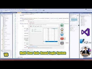 VB.NET and SQLite (Preview) Multi User Role Based Login System