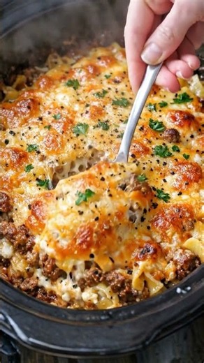 Cheesy Beef Lasagna Casserole | Easy Comfort Food Dinner Recipe