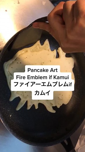 ファイアーエムブレムifのカムイをパンケーキアートで再現