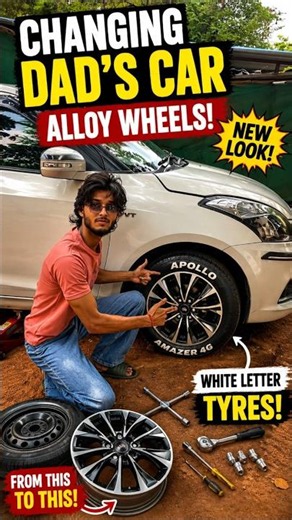 Transforming Wheels Into a Sporty Look 🤯😁