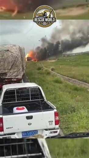 Truck Carrying Ammonium Nitrate Explodes in Massive Blast #fail #crash #news #explore #safety
