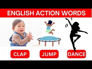 Fun Action Words for Kids! 🏃‍♂️🎶 Learn & Move with Interactive Vocabulary Games