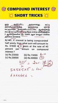 Compound Interest Trick in 30 Seconds 🔥 #group2amains #civilserviceexam #group1maths