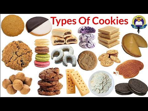 Types of Cookies With Pictures |CookiesName | Different Types of Cookies |EasyEnglishLearningProcess
