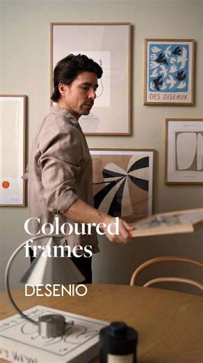 Discover our new coloured frames in seven beautiful shades, perfect for a stylish home. | Desenio