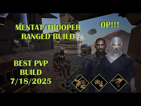 Mentat/Trooper Ranged PVP Build - Dune Awakening - 7/18/2025 (1v3 gameplay)