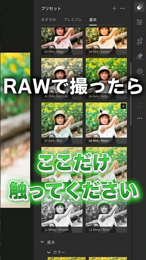 RAW現像は、これだけ覚えれば簡単です！#カメラ #カメラ初心者 #RAW現像