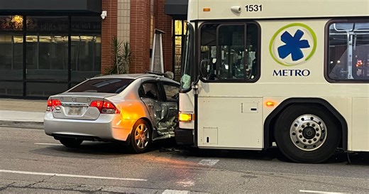 CPD: Driver seriously injured after crash involving Metro bus