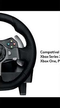Volante Logitech G920 Driving Force para Xbox Series XS, Xbox One e PC