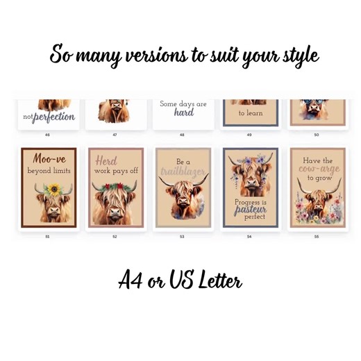 Highland Cow Bulletin Board, Cow Classroom Decor, Farm Classroom Decorations, Western Classroom Decor, Motivational Poster, Make Mistakes - Etsy